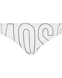 Moschino - Swim Slip Rubber Logo - Lyst