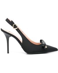 Love Moschino - Sleek Bow 95mm パンプス - Lyst