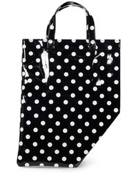 Comme des Garçons - Polka-Dot Asymmetric Tote Bag - Lyst