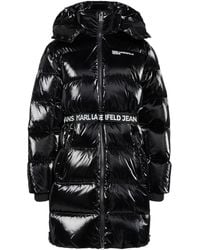 Karl Lagerfeld - ベルテッド パデッドジャケット - Lyst