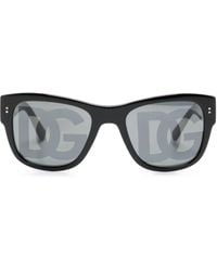 Dolce & Gabbana - Domenico Logo-Print Tinted Sunglasses - Lyst