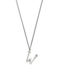 Emanuele Bicocchi - Alphabet Pendant Necklace - Lyst