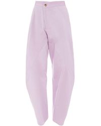 JW Anderson - Off-centre Tapered Trousers - Lyst