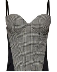 Vetements - Corsetto A Quadri - Lyst