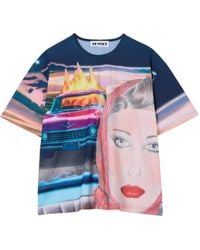 Sunnei - Annemarie-Print T-Shirt - Lyst