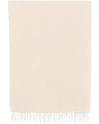 Liu Jo - Monogram-Pattern Fringed Scarf - Lyst