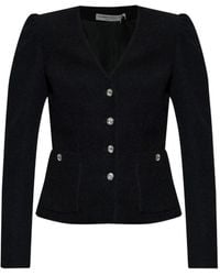 Alessandra Rich - Giacca Avvitata Con Scollo A V - Lyst