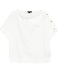 Soeur - Issa Button Short-Sleeve Blouse - Lyst