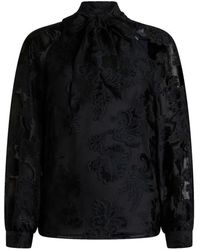 Etro - Paisley-Pattern Chiffon Blouse - Lyst