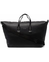 Calvin Klein Faux-leather Weekend Bag - Black