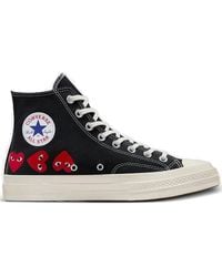 Comme des Garçons - X Converse Chuck 70 Heart-Motif High-Top Sneakers - Lyst