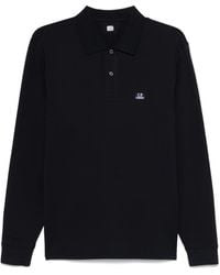 C.P. Company - Poloshirt Met Lange Mouwen - Lyst