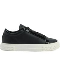 Giuseppe Zanotti - Blabber Patent-Leather Lace-Up Sneakers - Lyst