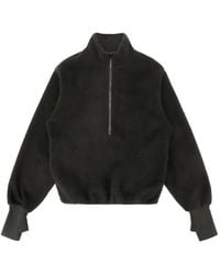Entire studios - Half-Zip Fleece Sweater - Lyst