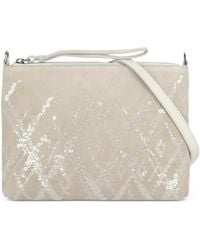 Panicale - Sequin-Embellished Crossbody Bag - Lyst