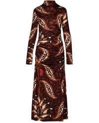 Johanna Ortiz - Robe Mi-Longue Start Point À Motif Cachemire - Lyst