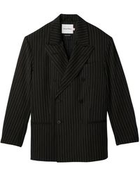 House Of Sunny - Pinstripe Double-Breasted Blazer - Lyst
