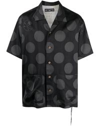Mastermind Japan - Polka-dot Silk Shirt - Lyst