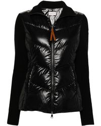 Moncler - Gefütterter Cardigan Mit Reißverschluss - Lyst