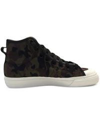 adidas - Nizza Hi Camo Low-Tops Sneakers - Lyst