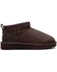 UGG - Classic Ultra Mini Wildlederstiefel - Lyst