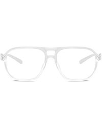 DIESEL - Logo-Plaque Navigator-Frame Glasses - Lyst