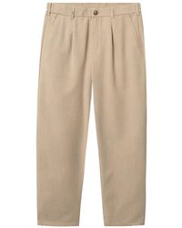 Gabba - Gabnapoli 19 Phin Pleated Elasticated-Waistband Trousers - Lyst