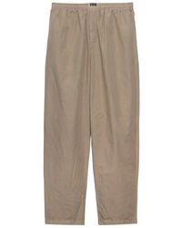 Prada - Linen-Blend Pants - Lyst