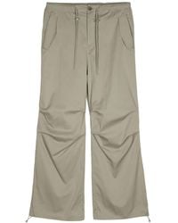 B+ AB - Drawstring-Fastening Cotton-Blend Trousers - Lyst