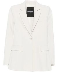 Patrizia Pepe - Zip-Cuff Single-Breasted Blazer - Lyst
