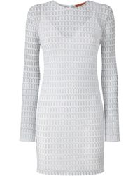 Missoni - Gebreide Mini-Jurk - Lyst