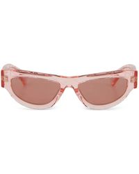 Gucci - Gg Embossed Cat-Eye Sunglasses - Lyst