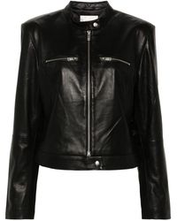 Gestuz - Olivigz Leather Jacket - Lyst