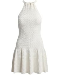 Polo Ralph Lauren - Mini Cable-Knit Halterneck Dress - Lyst