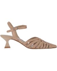 LA ROSE - Ankle-Strap Leather Sandals - Lyst
