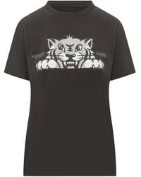 KENZO - Tiger Print T -Shirt - Lyst