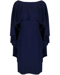 Alberta Ferretti - Layered Cape Dress - Lyst