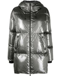 Herno - High-Shine Puffer Jacket - Lyst