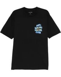 ANTI SOCIAL SOCIAL CLUB - Logo-Print Cotton T-Shirt - Lyst