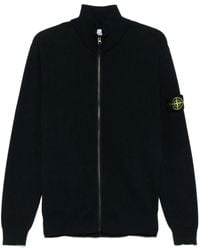 Stone Island - Cardigan mit Kompass-Patch - Lyst