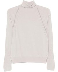 D.exterior - Roll-Neck Embellished Sweater - Lyst