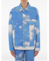Moschino - Veste Clouds En Coton - Lyst