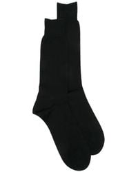 ZEGNA - Logo-Print Socks - Lyst