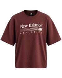 New Balance - Trackside Oversized T-Shirt - Lyst