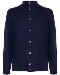 Kangra - High-Neck Button-Up Cardigan - Lyst