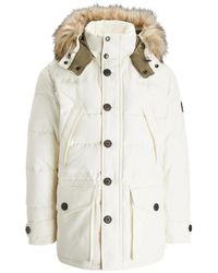 Polo Ralph Lauren - Hooded Faux-Fur Coat - Lyst