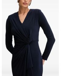 Pedro Del Hierro Madrid - V-Neck Midi Dress - Lyst