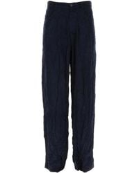 Balenciaga - High-Waist Straight-Leg Trousers - Lyst