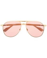 Gucci - Pilot-Frame Tinted Sunglasses - Lyst