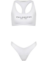 Philosophy Di Lorenzo Serafini - Logo-print Bikini Set - Lyst